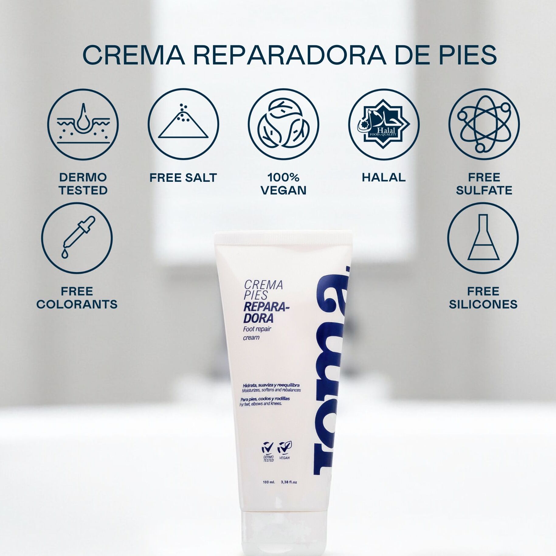 Valquer Crema Reparadora de Pies - 100 ml