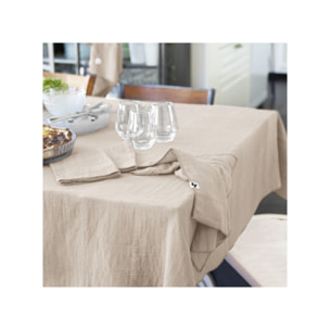 Nappe 150 x 250 cm double gaze de coton gaufrée - 9 coloris - GAIA