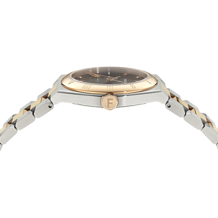 Ferragamo Reloj Analógico De Cuarzo Zb-Vega Upper East 35Mm-F