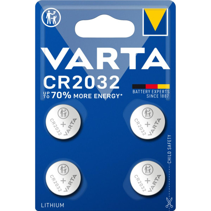 Varta - Pack de 3 Pile électronique CR2032 blister de 4