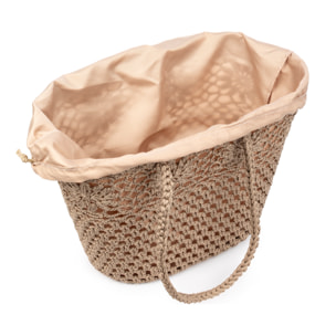 Zerba bolso de hombro mujer. Fabricado en algodón.