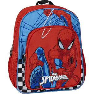 Mochila Escolar Mediana Spiderman 31.0 X 12.0 X 38.0 Cm