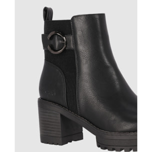 Botines - Negro - Tacón: 5 cm