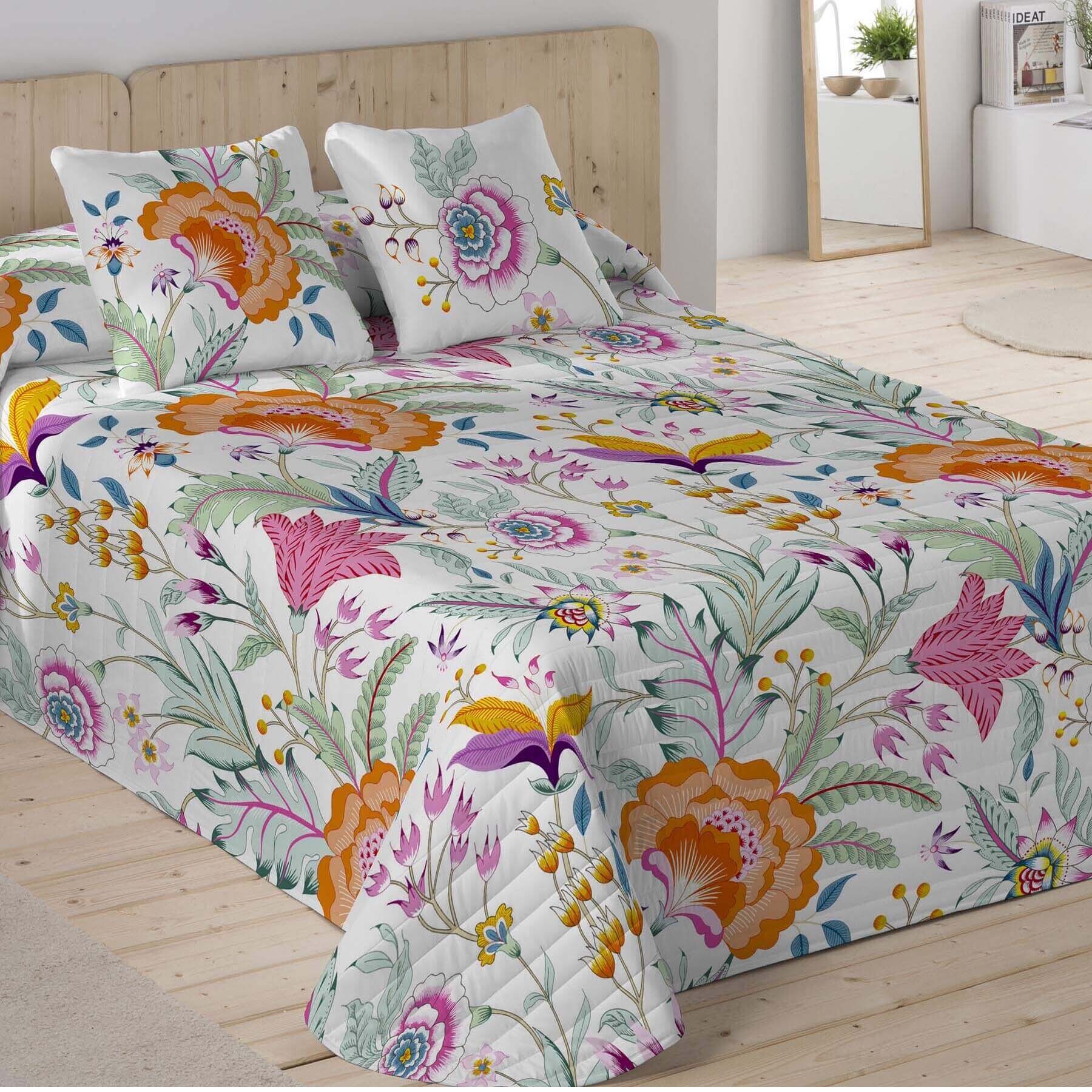 Icehome - Colcha Bouti Estampada - 100% Algodón - 70 gr/m² - Selena