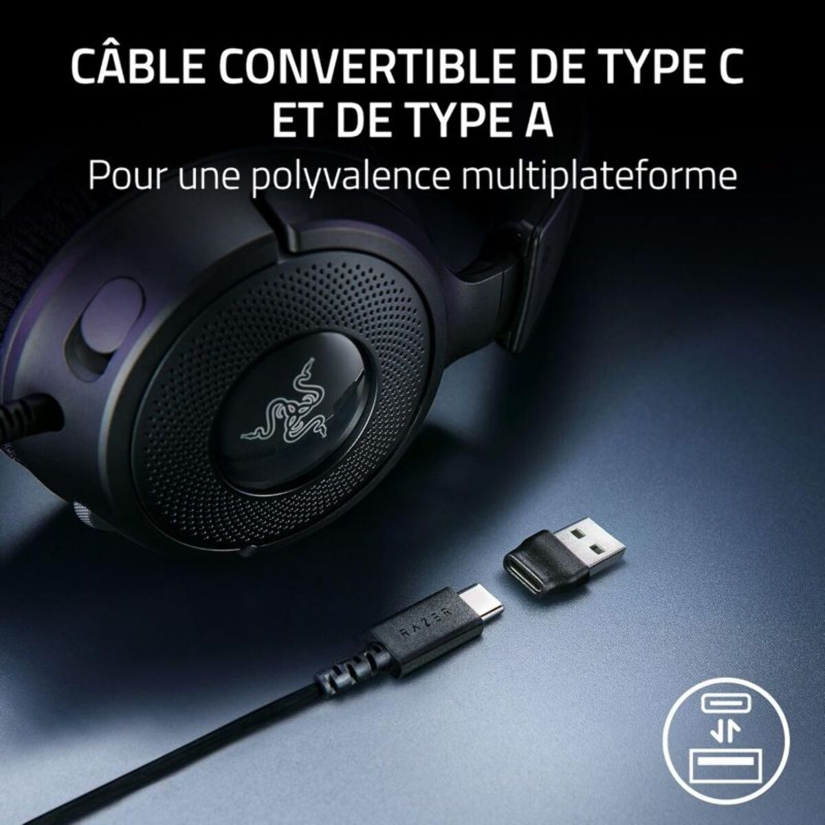 Casque gamer RAZER Kraken V4 X
