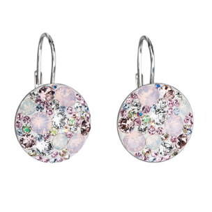 Pendientes Round Brillantin adornado con cristales de Swarovski