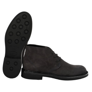 Polacchine stringate in camoscio