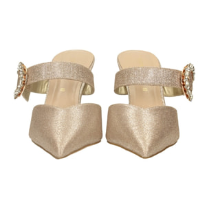 Décolleté sling back Donna Tata Italia Dorato