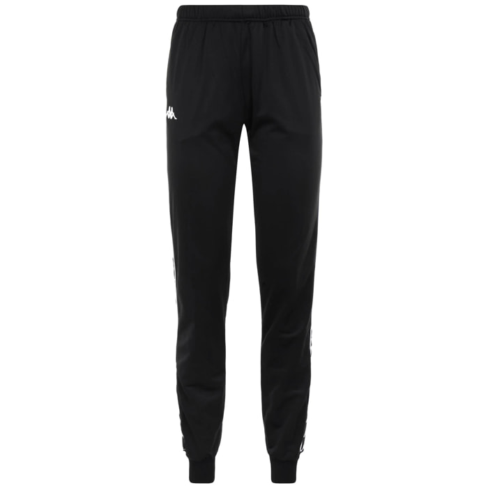 Pantaloni Kappa Donna 222 Banda Wrastoria Slim Nero