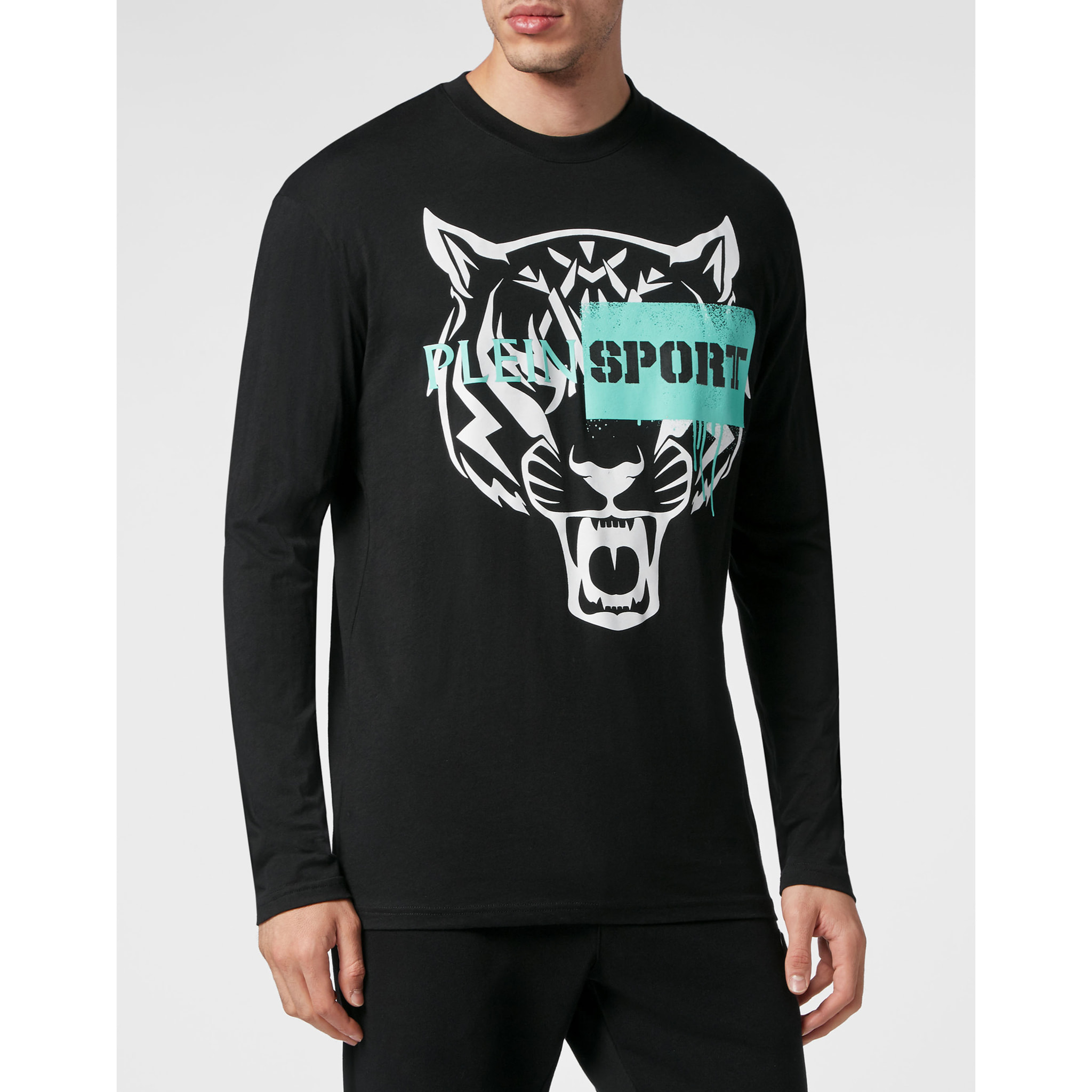 PLEIN SPORT Camiseta Cuello Redondo TIGER
