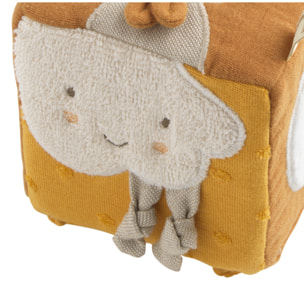 Cube d'activités bébé en coton bio