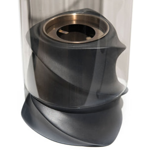 Nizza - Camino a bioetanolo da tavolo per interni ed esterni Ø14,5 x H46,5 cm