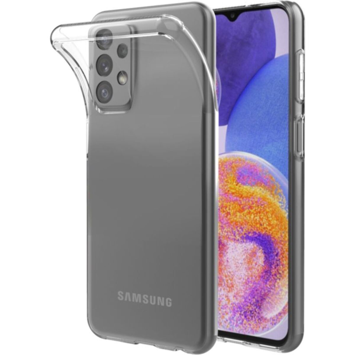 Coque ESSENTIELB Samsung A23 5G souple transparent