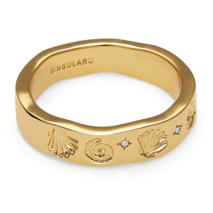 Anello Treasure Placcato Oro