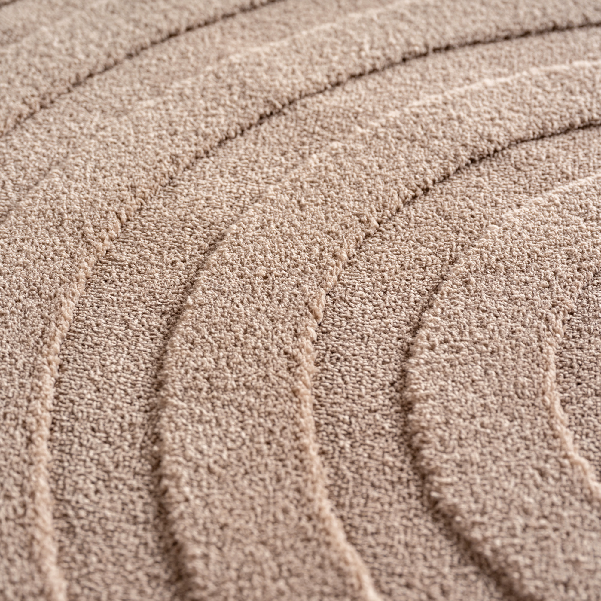 LENNY - Tapis de salon beige au design géométrique