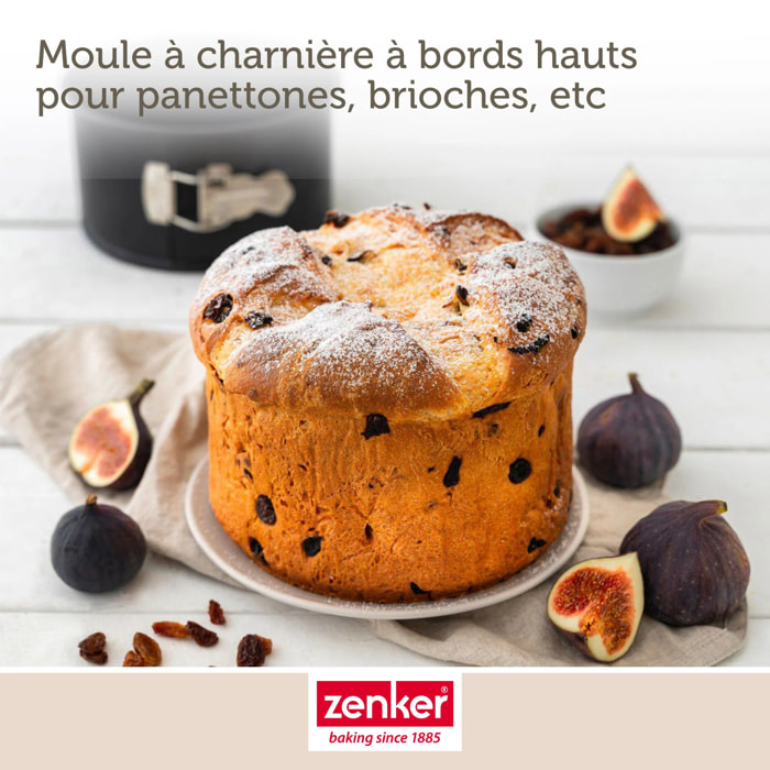 Set pâtisserie avec moule à panettone 18 cm, 2 bols à mixer, verre mesureur et spatule Zenker
