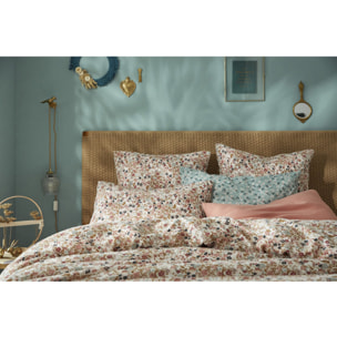 Lot de 2 taies d'oreiller 60x60 cm en gaze de coton - CAPUCINE