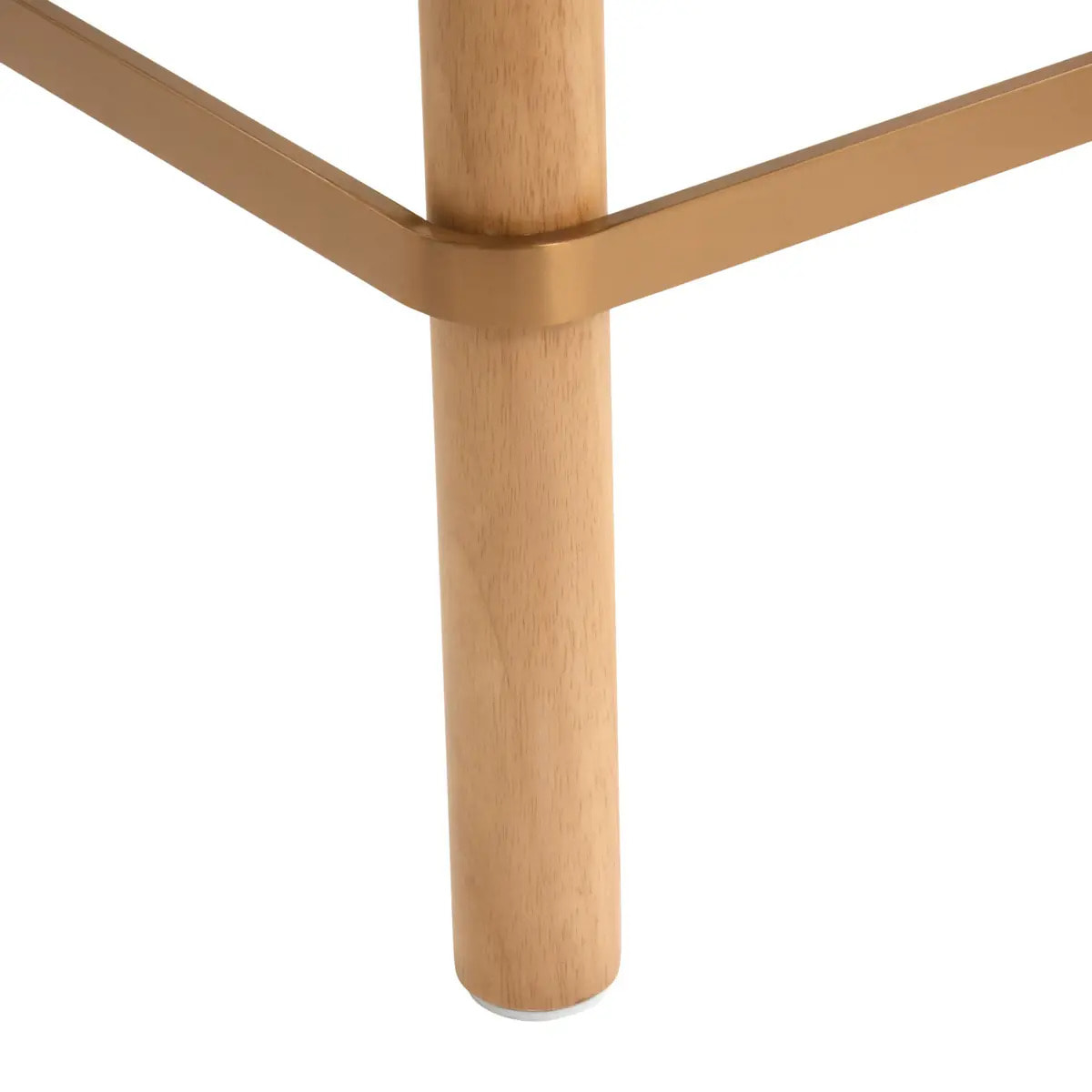 Tabouret de bar Noali carré H.104,5cm beige