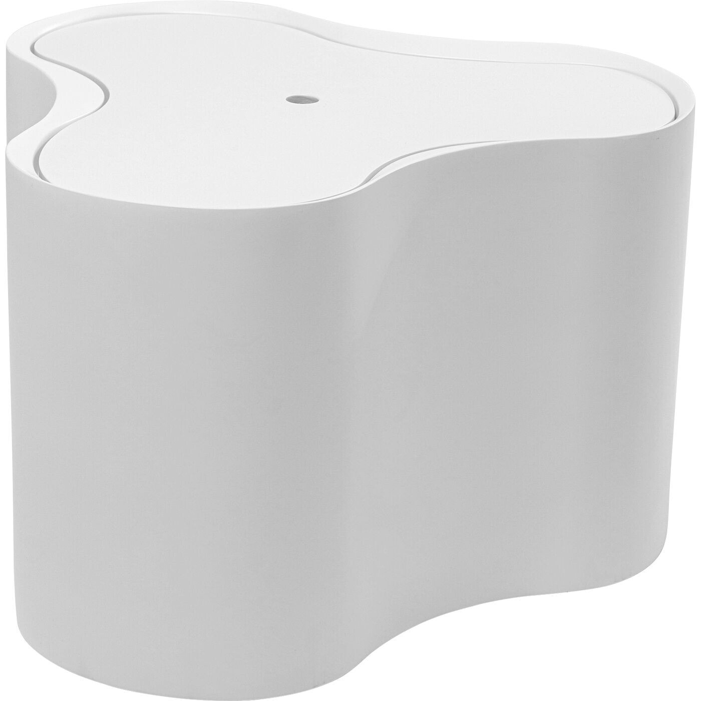 Table basse Lotus 35cm blanche Kare Design