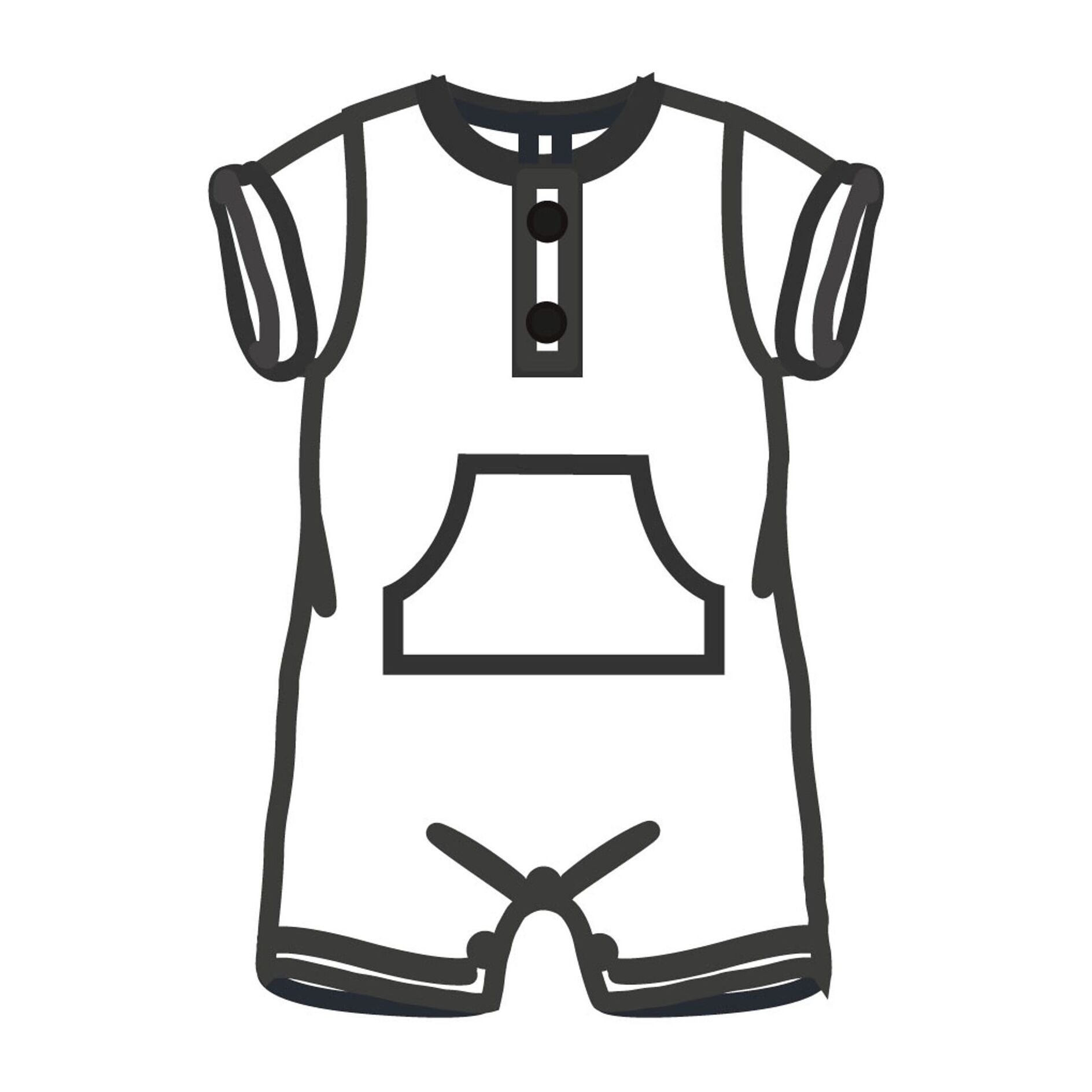 Pelele Manga Corta Fantasia