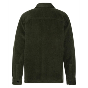 SHCARL3 WOOL MIX OVERSHIRT WITH CHEST FLAP POCKETS 44% ACRYLIC 24% POLYESTER 18% WOOL 14% COTTON Cachi