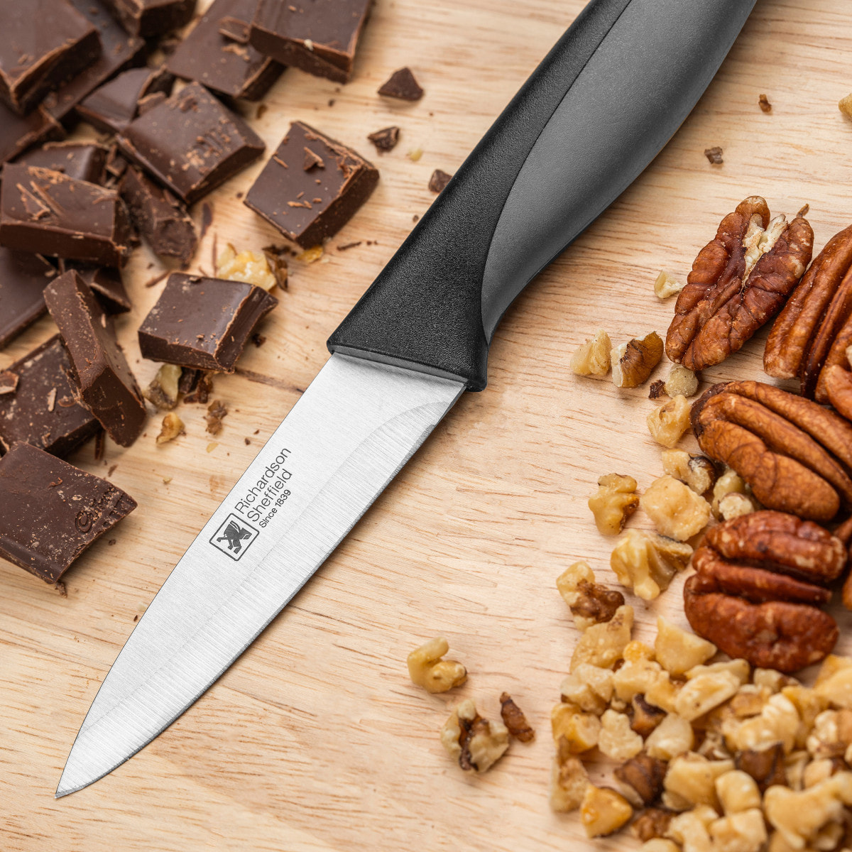 Ventaja negro y gris - Juego de 5 cuchillos