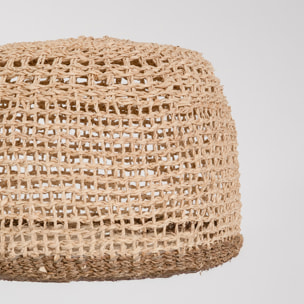 Abat-jour en feuille de palmier et posidonie ∅ 50cm - Biga
