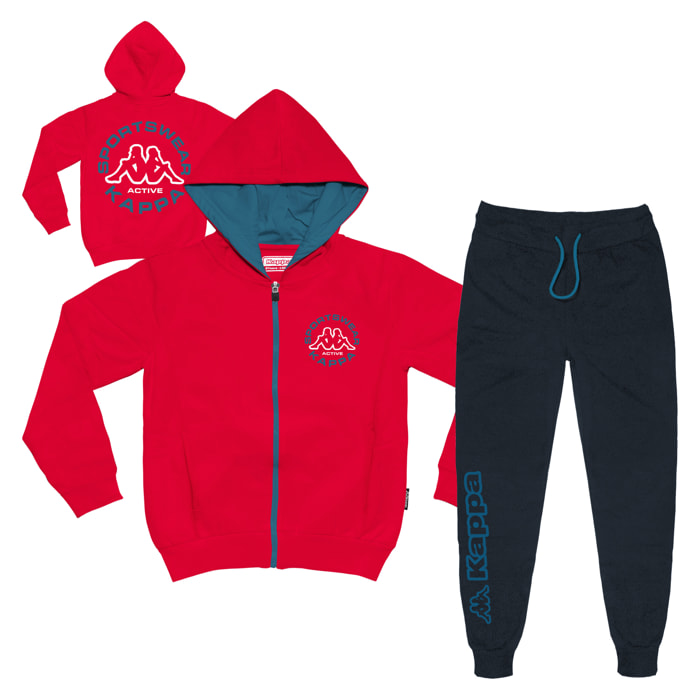 Tuta Ragazzo KAPPA Cotone Felpato 8 - 16 Anni