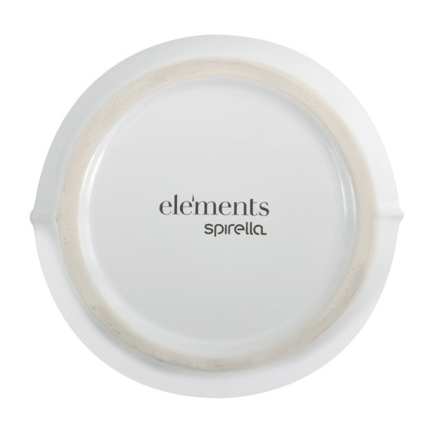 Boite à cotons Céramique SENSE Blanc shinny Elements by Spirella