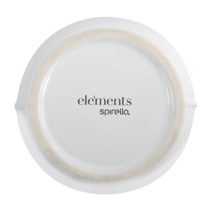 Boite à cotons Céramique SENSE Blanc shinny Elements by Spirella