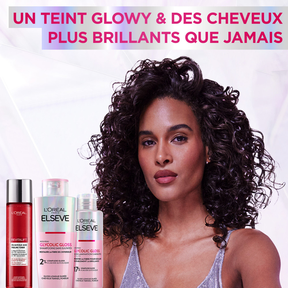 L'Oréal Paris La Routine à l'Acide Glycolique pour tous types de Peaux et Cheveux