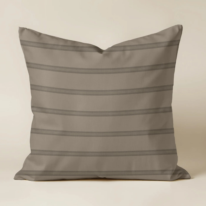 Housse de coussin Nua Marron claire - 100% coton - Marron - 50x50 cm