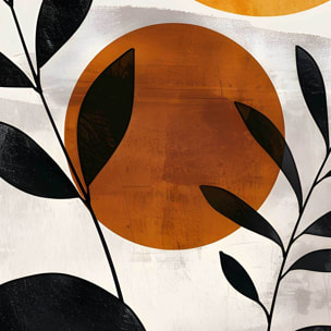 Tableau nature géométrique solaire Toile imprimée