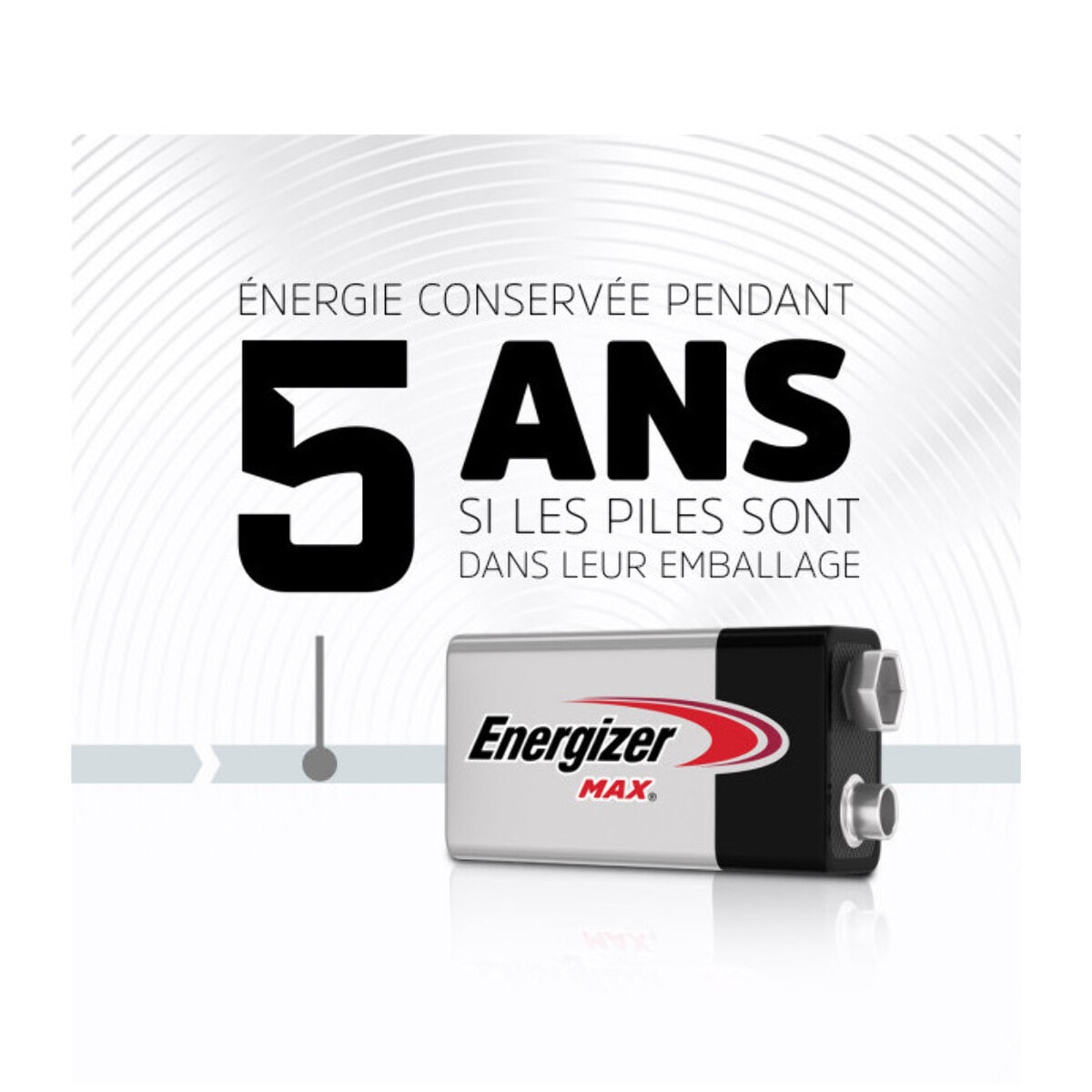 Pack de 3 - Energizer Max Alcaline 9V, pack de 2 Piles