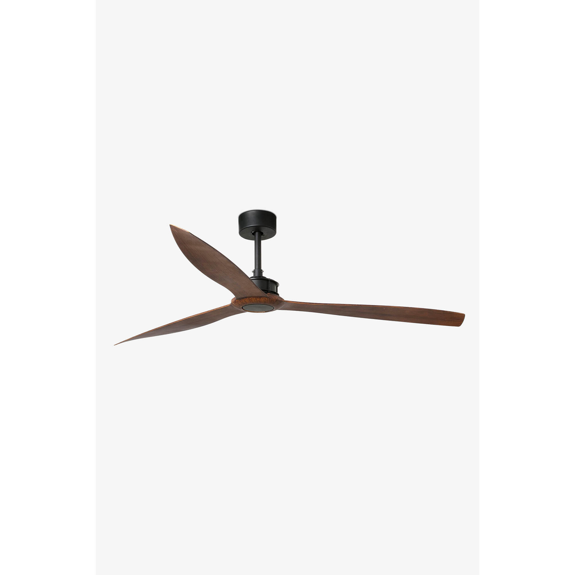 JUST FAN XL Ventilador de techo negro mate/nogal