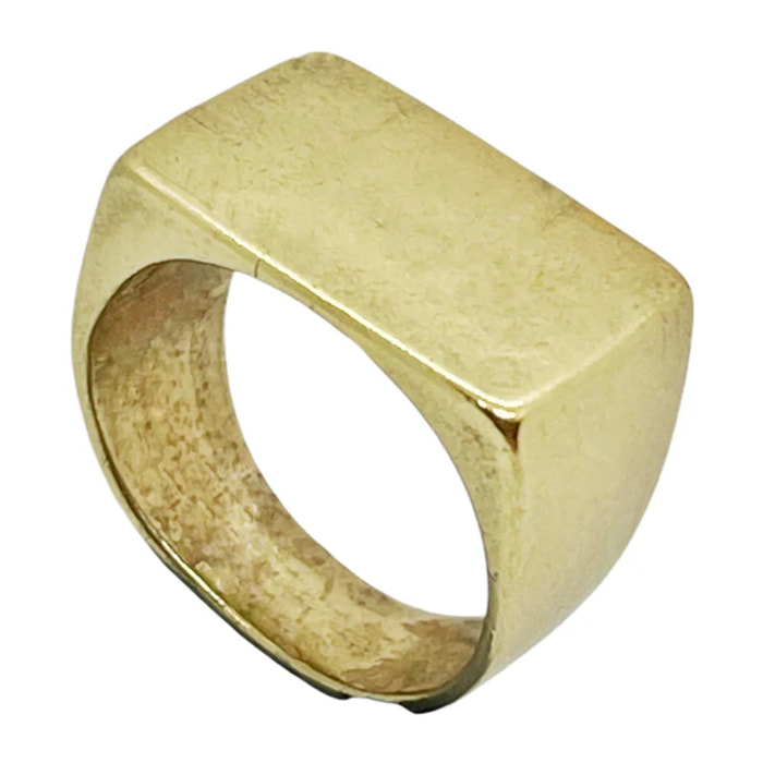 Anillo sello Blan en zamak dorado T15