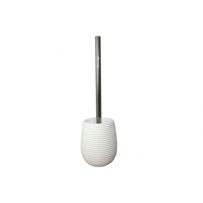 Brosse de toilette et support blanc - COVENTRY