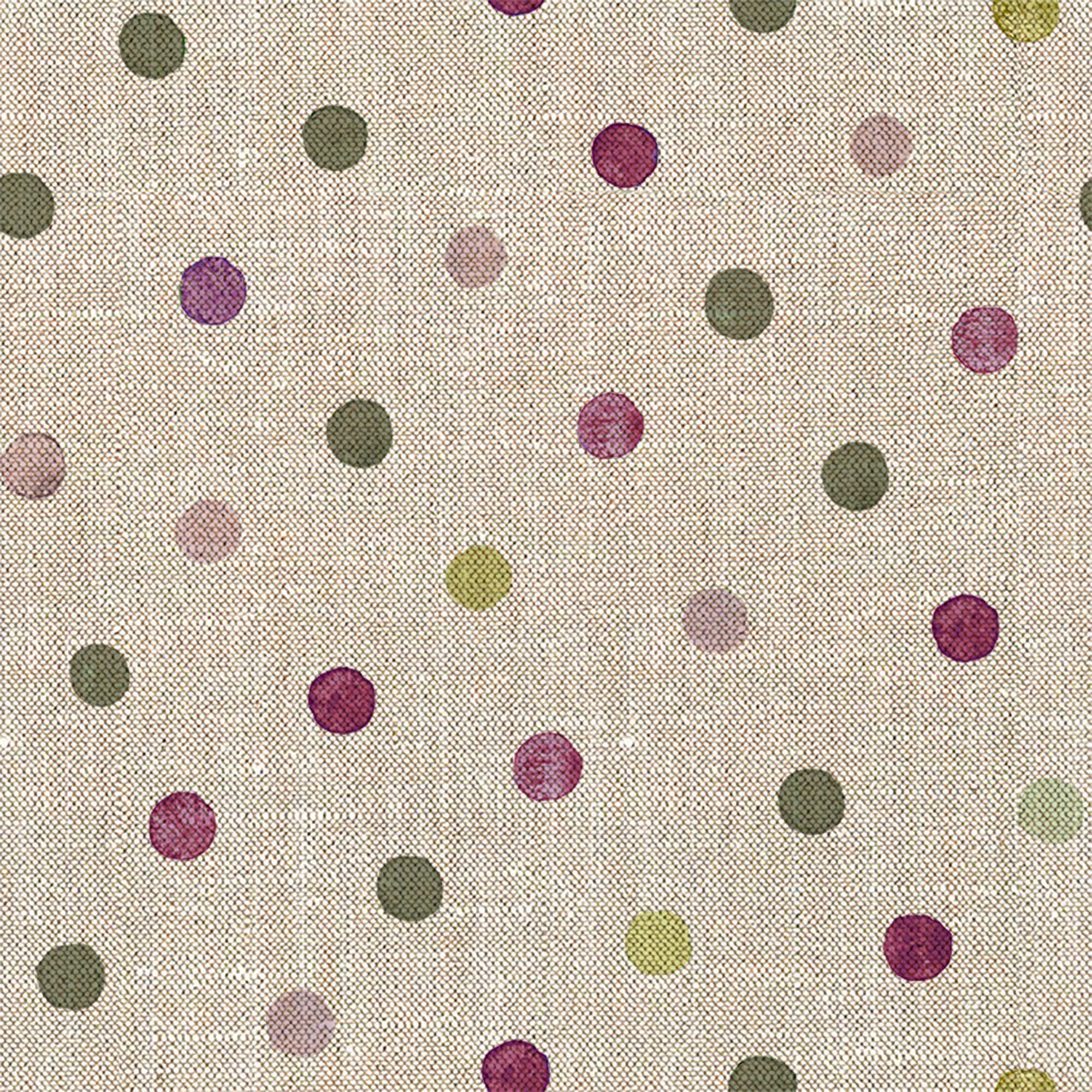Nappe enduite 0119-19 - 100% coton - traitement antitaches - Multicolore