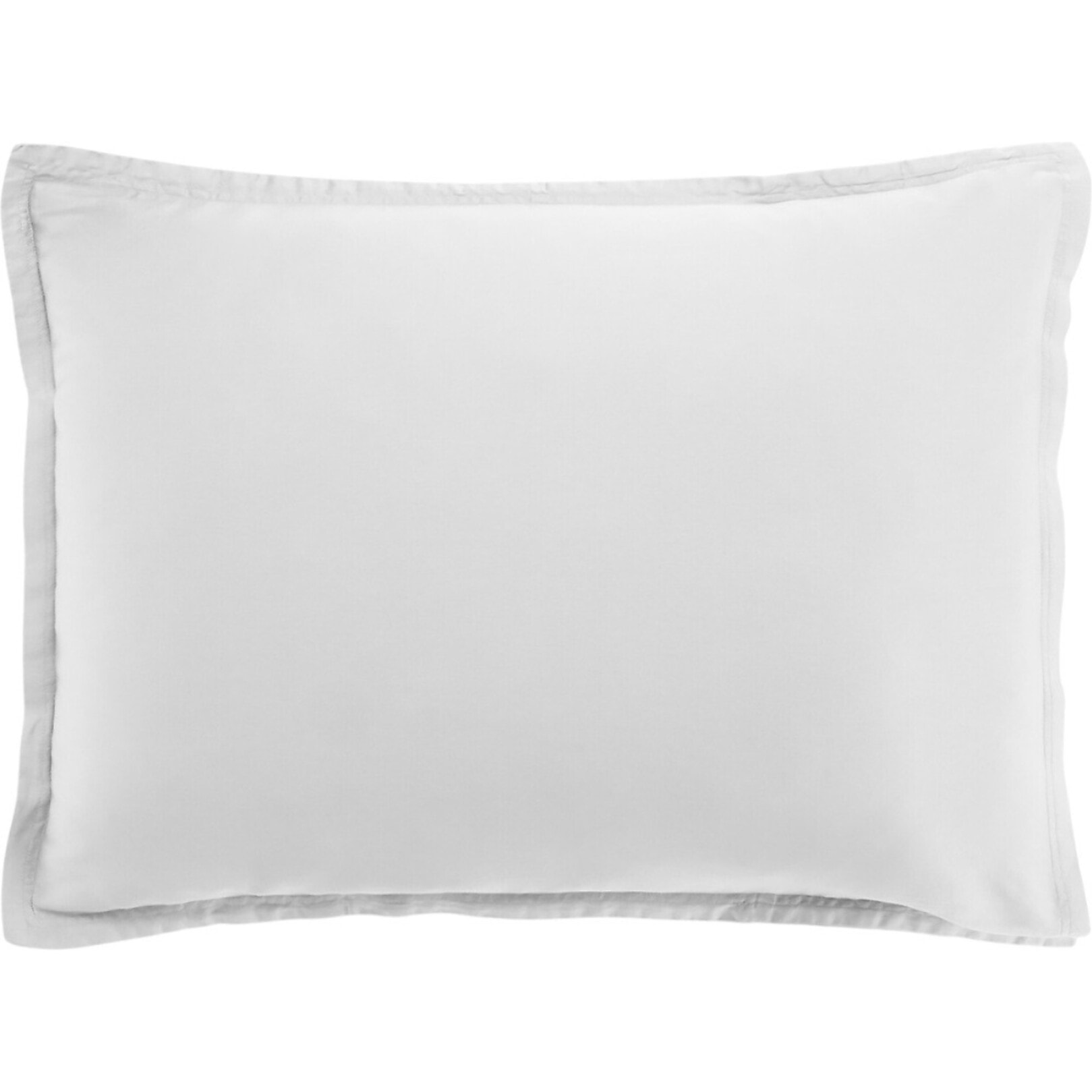 Paire de Taies d'oreiller satin de coton blanc optique