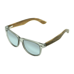 Gafas de Sol Feler 1501M-2 - SILVER Polarizadas de Madera Unisex 53 mm