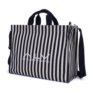 Borsa Shopper  da donna Textile Prodotto Vegano 44x34x18 cm