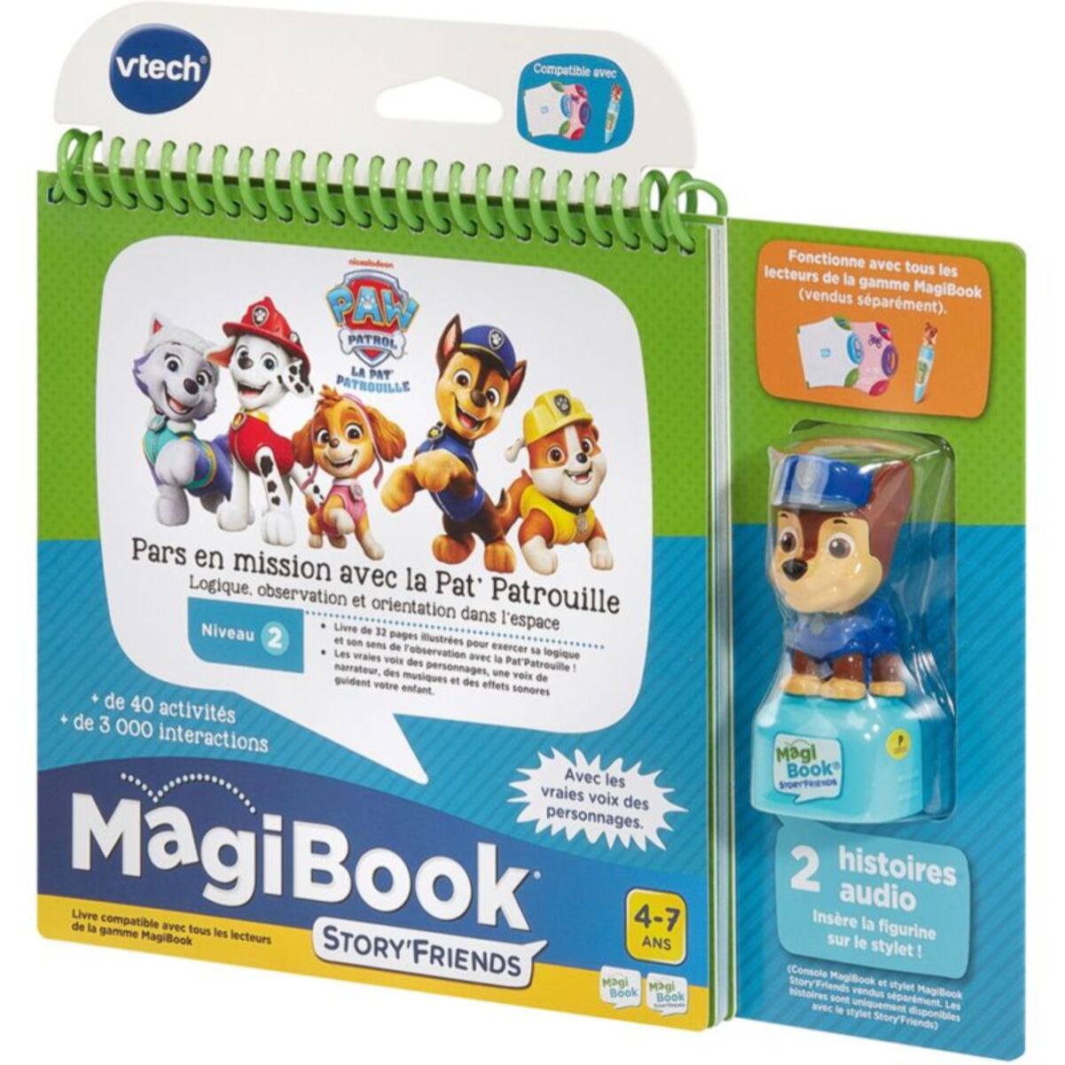 Livre interactif VTECH MagiBook Story'Friends-Livre Pat patroui