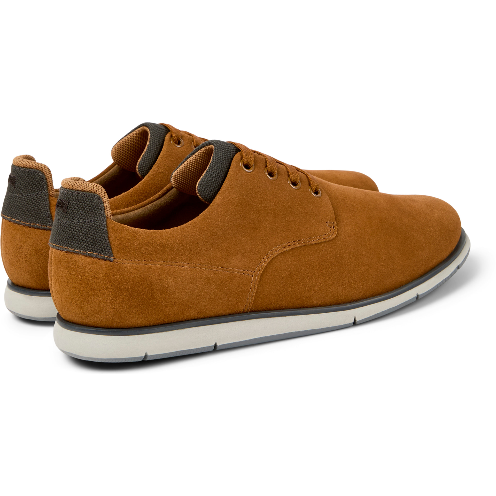 Zapatos de cordones - CAMPER Smith - Marron - Piel de ante