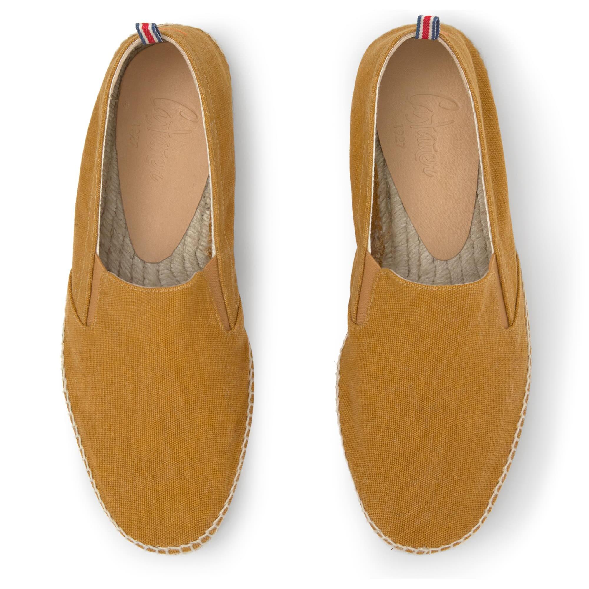 Alpargata slip-on plana Joel en algodón orgánico lavado