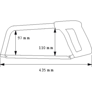 Scie a metaux bimatiere samsocut SAM - 791