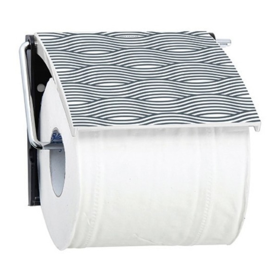 Porte rouleau papier wc WAVE Gris MSV