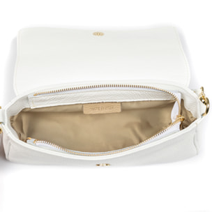 Borsa a tracolla Azzanello baguette donna. Vera pelle Dollaro.