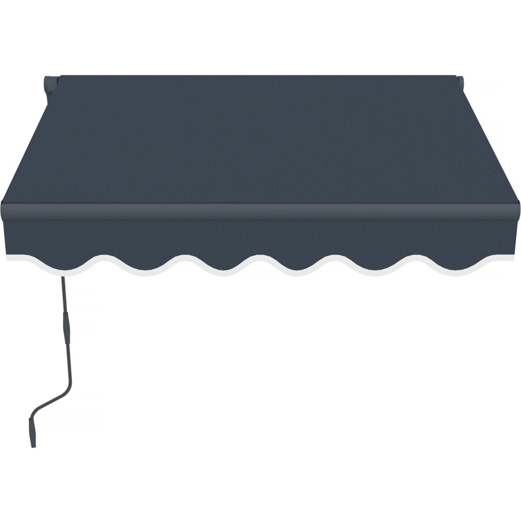Store banne en aluminium  "Ombra 1" - 160 x 120 cm - Gris