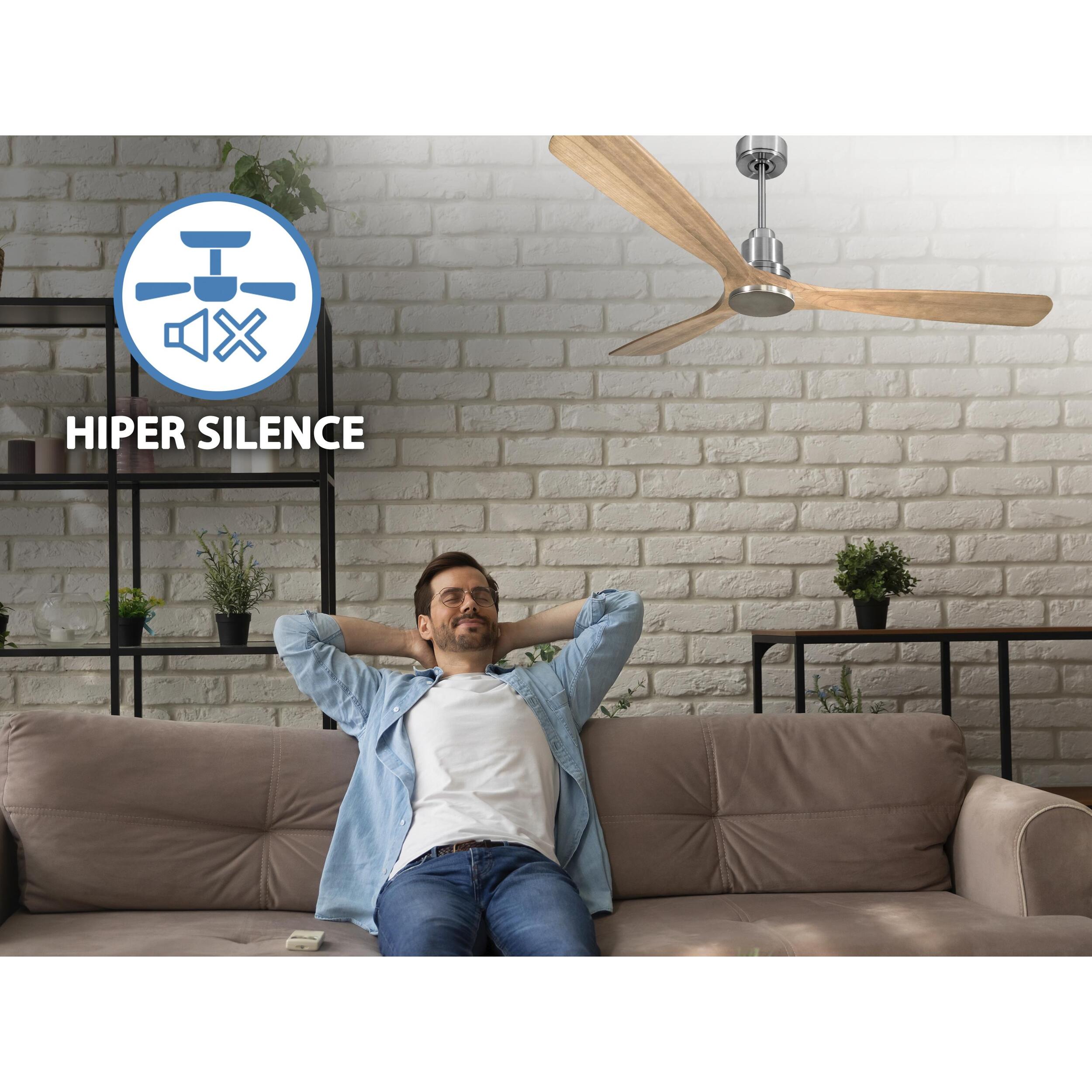 Ventilador de techo Modo Invierno/Verano Termostato Wifi Motor DC Techos Inclinados Mando a Distancia Hypersilence Memoria Vendible Shopify (AUTOMATICO) MljetD166C0464499 PURLINE