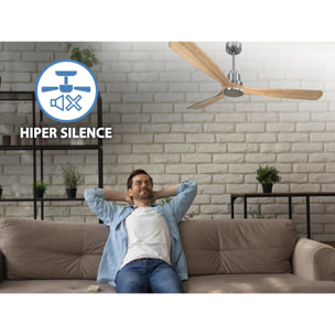 Ventilador de techo Modo Invierno/Verano Termostato Wifi Motor DC Techos Inclinados Mando a Distancia Hypersilence Memoria Vendible Shopify (AUTOMATICO) MljetD166C0464499 PURLINE
